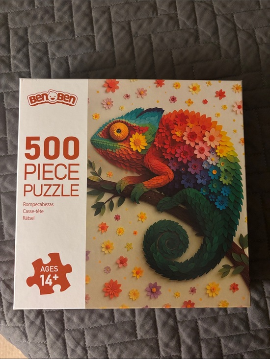 Ben Ben Other - Ben Ben Colorful Chameleon 500 piece jigsaw puzzle